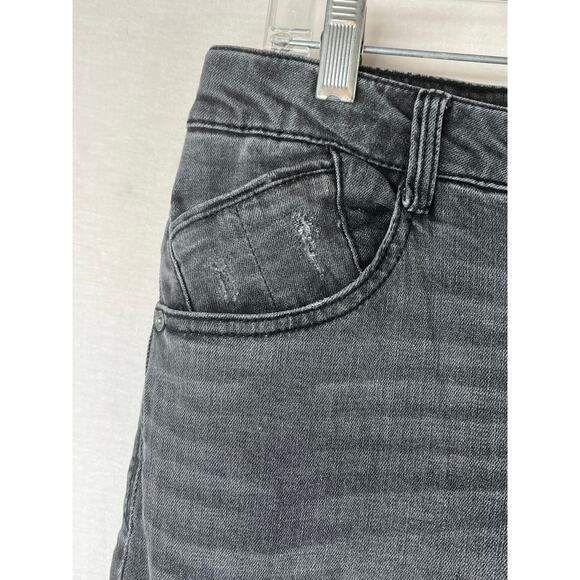 Democracy Flex-ellent floral embroidered black jeans, size 8 - Picture 9 of 11